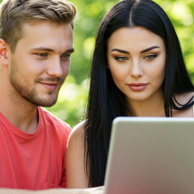 personas viendo una pagina web