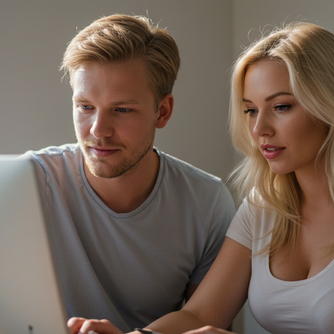 personas comprando en una pagina web