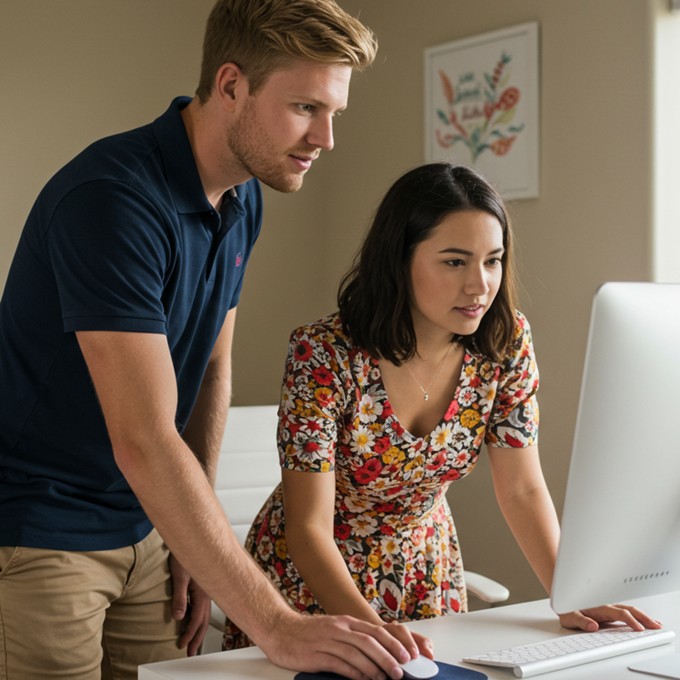 personas comprando en una pagina web