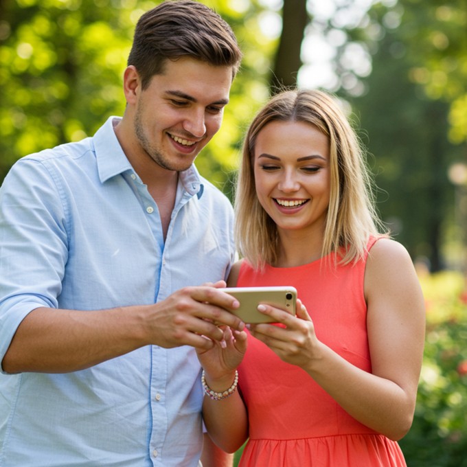 personas disfrutando una pagina web